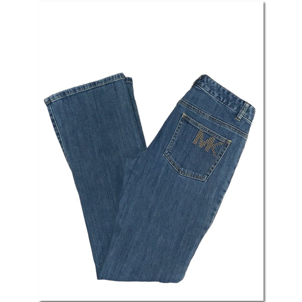 Michael Kors MK Jeans Size 4 EUC MK Pocket